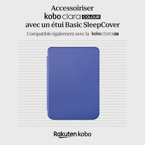 Kobo Clara Colour/BW SleepCover Case, Cobalt Blue Basic — view 4