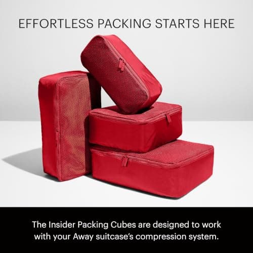 Away Insider Packing Cubes Set of 4, Lightweight Travel Luggage Organizers — view 2