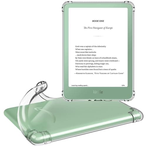 MoKo Case for 6" Kindle (11th Generation-2024/2022),Clear