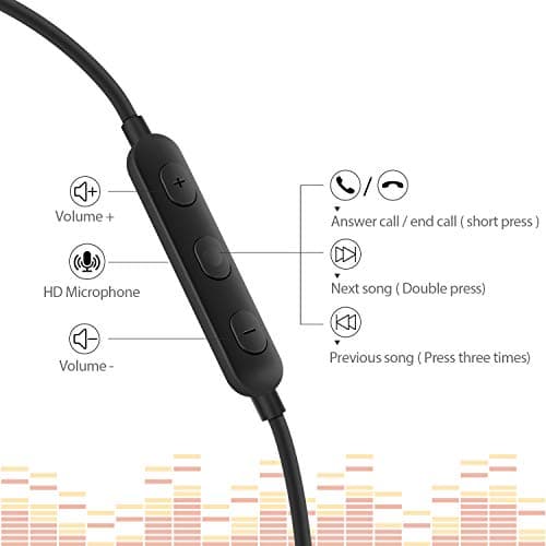 Bulees Sleep Earphones for side sleeping, Noise Isolating, Lightweight Wired Earbuds for Small ear Canal, In-Ear Headphones with Mic and Volume Control for Sensitive Sleeper, Bedtime (Black) — view 4