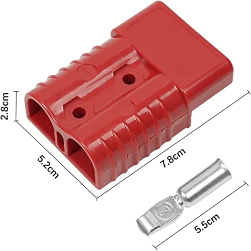Anderson Connector 175A 600V with Rubber Caps Red Pack of 2 — view 5