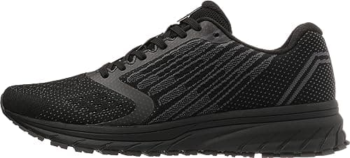 WHITIN Women Men Trainers Walking Size 5 Nonslip Cushion Jogging Running Athletic Gym Sport Tennis Breathable Sneakers All Black EU 38 — view 3