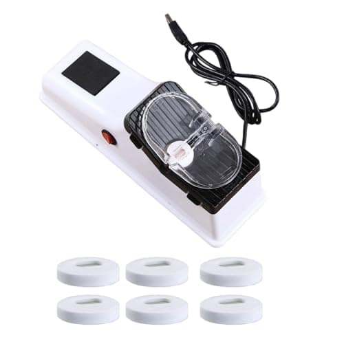 Portable Electric Knives Sharpener with USB Port and 6 Grinding Discs Ideal for Outdoor Activities Cooking Theme Parties Kitchen Accessory
