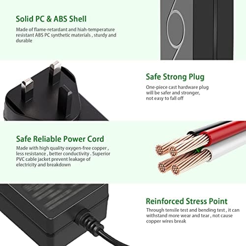 Gonine 9V 1.5A Power Supply Adapter Centre Positive with 5 Tips — view 6