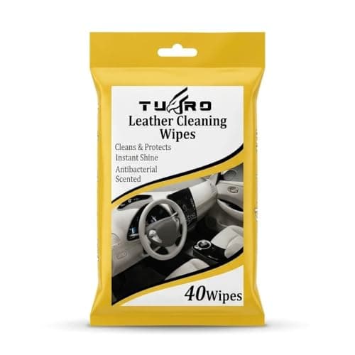 4‑in‑1 Multi‑Purpose Leather Cleaning Wipes | Removes Dirt & Grime | Car, Furniture, Sofas, Jackets, Bags, Shoes & More | Detailer, Protector & Antibacterial Wipes (80 Wipes in 2 Packs) — view 5