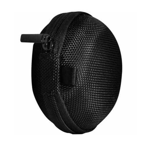 WATIIFUFU Headphone Storage Box Portable Travel Protective Case for Earphones Data Line Bag Black Heavy Duty Carry Case