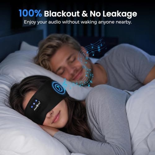 MUSICOZY Sleep Headphones Headband for Side Sleepers Bluetooth 5.4 — view 4