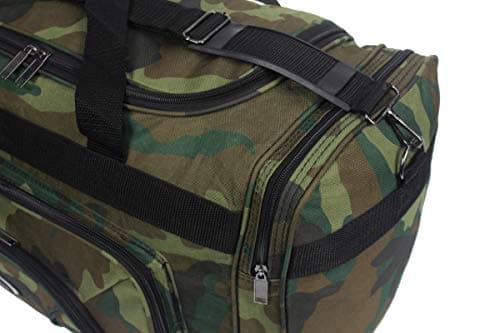 Camouflage Lightweight Holdall Duffle Cargo Travel Cabin Gym Bag (Camouflage) — view 3