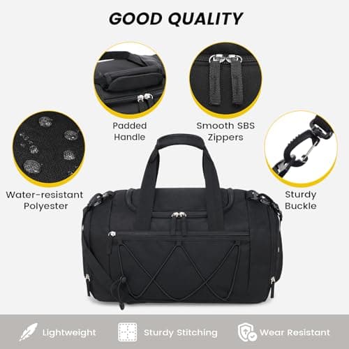 Vorspack 18 Inches Gym Bag for Men, Duffel Bag with Shoe Compartment — view 5