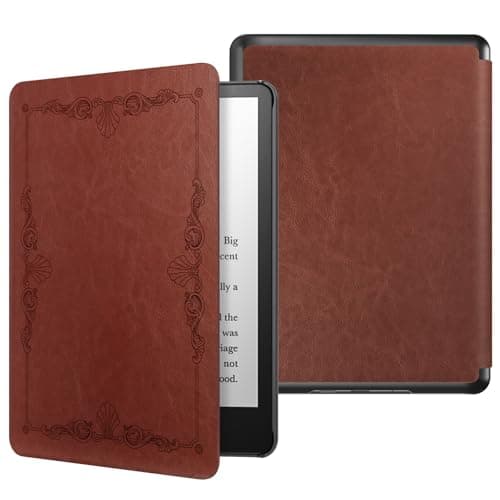 MoKo Case for 7" Kindle Paperwhite 12th Gen 2024/Colorsoft, Vintage Style