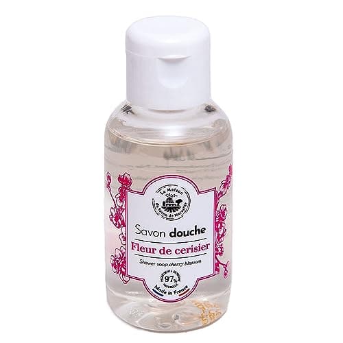 La Maison du Savon de Marseille - French Shower Soap Cherry Blossom Fragrance - Stay Clean and Fresh On the Go - 50ml Travel Size