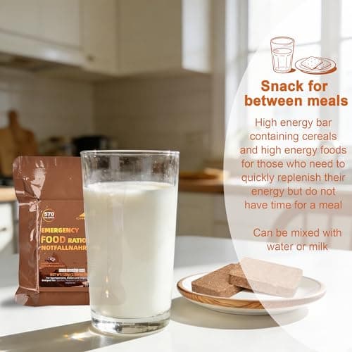 Emergency Food, 20-Year Shelf Life, 570 kcal, 120g, Chocolate Flavor — view 5