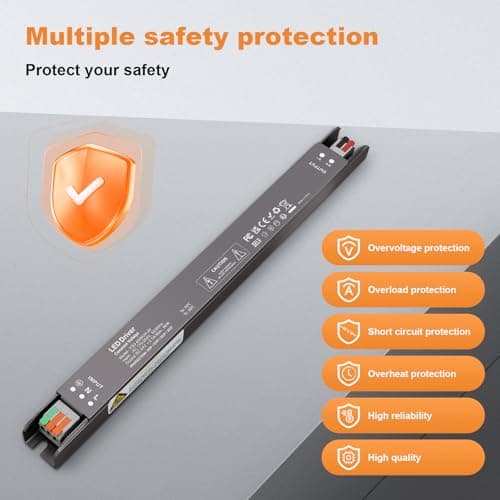 Constant Voltage Slim Driver 24V 60W 2.5A, for LED Strips Mirror Light MR16 — view 2