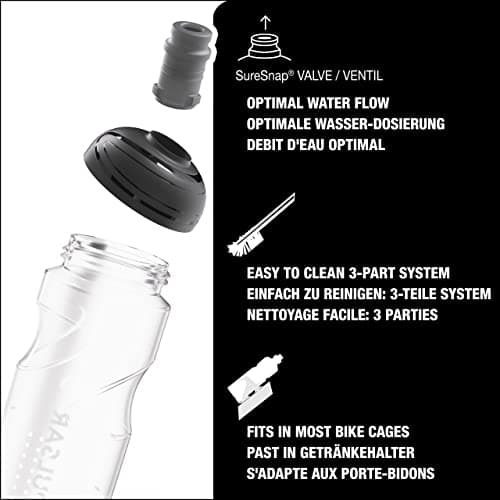 Sigg - Soft Bike Water Bottle - Pulsar Transparent White - Squeezable - Dishwasher Safe - Lightweight - Leakproof - BPA Free - 0.75L — view 3