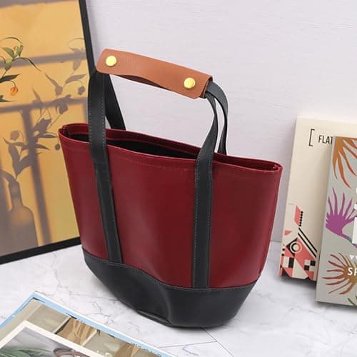 2Pcs Soft Luggage Handle Wrap PU Leather Handbag Handle Covers Comfortable Handle Protector Cover Strap Wallet Handle Grip Protector for Handbag Suitcase Luggage — view 6