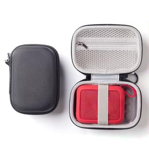 EVA Hard Speaker Case Compatible with JBL GO 5 / GO 4 / GO 3 Portable Bluetooth Speaker Travel Protective Cover Storage Bag (Case Only) — view 4