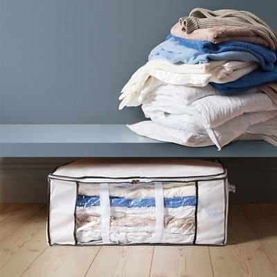 Lakeland Vacuum Clothes & Duvet Storage Tote Bag 87L – Stores King-Size Duvet Space Saving Solution (Pack of 2) — view 2