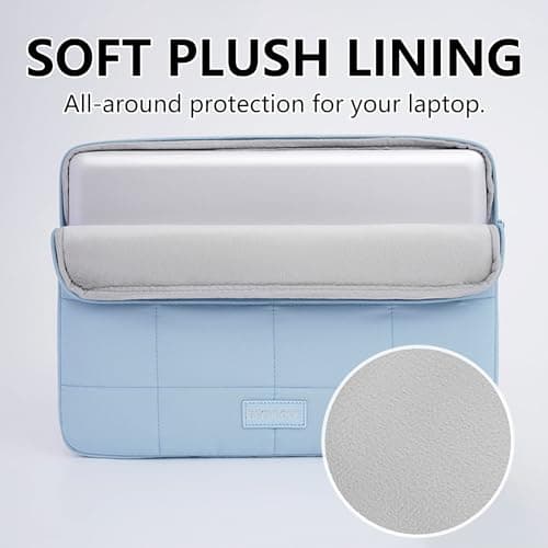 Linpr Laptop Protective Case, Inner Sleeve for 15.6-inch Laptops, Blue — view 4