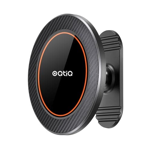 OQTIQ MagSafe Car Mount, Magnetic Dashboard Phone Holder, 360° Rotating