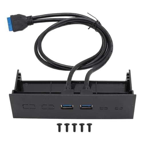 SALALIS 5.25 Inch Front Panel USB Hub, Dual Port 5Gbps — view 6
