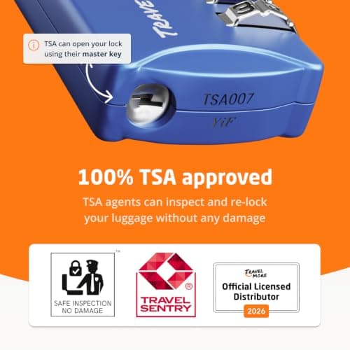 TravelMore TSA Approved Luggage Locks, Travel Padlocks for Suitcases — view 3