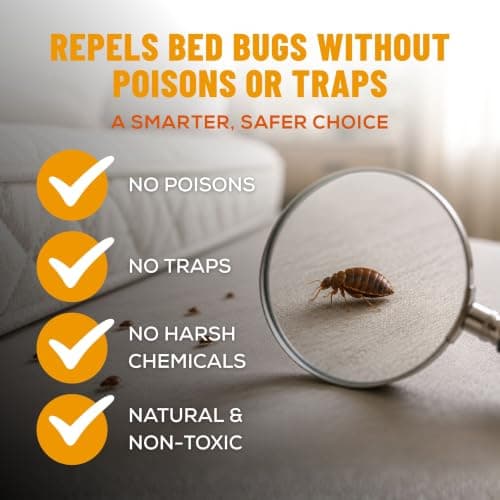 Essential Oil Bed Bug & Dust Mite Repellent - Makes 10L Mouse and Rat Deterrent Spray - Pet & Child Safe, for Beds, Sofas, Carpets, Floors & Fabrics - Spray Included — view 6