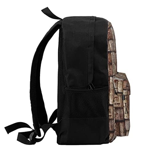 FEYUNYAN Wine cork Large Capacity Backpack, Durable Travel Hiking Backpack with Laptop Compartment & Ventilated Straps, Water-Resistant Daypack for School, Outdoor, Gym Unisex — view 5