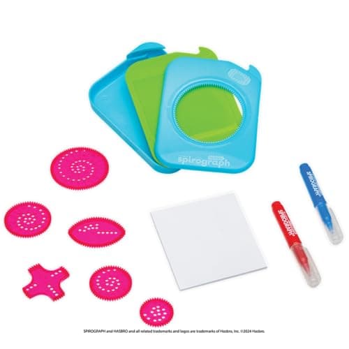 Spirograph Travel Set | Create Amazing Designs On The Go | 10-Piece Set With Built - In Storage Tray | Arts & Crafts Activity For Travelling | For Ages 5+ — view 2