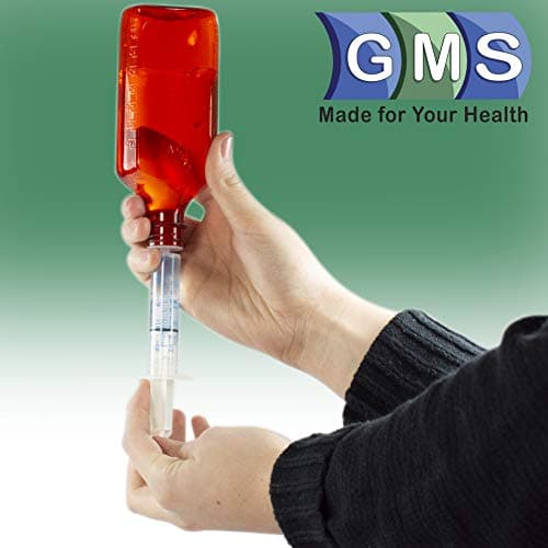 GMS Press in Bottle Adapter Plug for Oral Medication Syringes and Liquid Medication - Reusable BPA Free Plastic - Small Adapters Fit 22mm Bottle Circumference (25 Count) — view 5