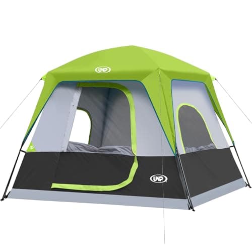 UNP Camping Tent 4-8 Person, Tall Family Tent with Standing Room