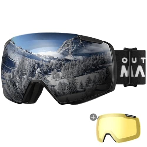 OutdoorMaster Heron Ski Goggles Magnetic 2 Lens Toric Set Anti-Fog UV400