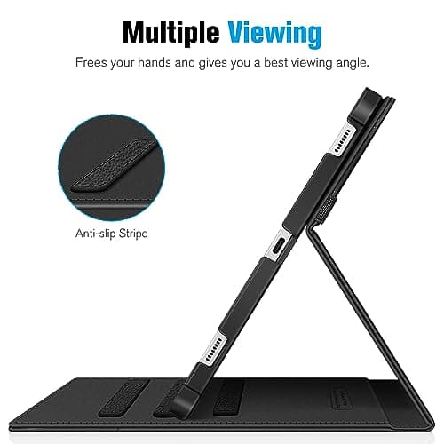 FINTIE Case for Samsung Galaxy Tab S7 11 Inch Tablet 2020 SM-870(Wi-Fi) SM-T875(4G) with Built-in S Pen Holder - Multi-Angle Viewing Folio Stand Cover with Pocket, Auto Wake/Sleep, Black — view 4
