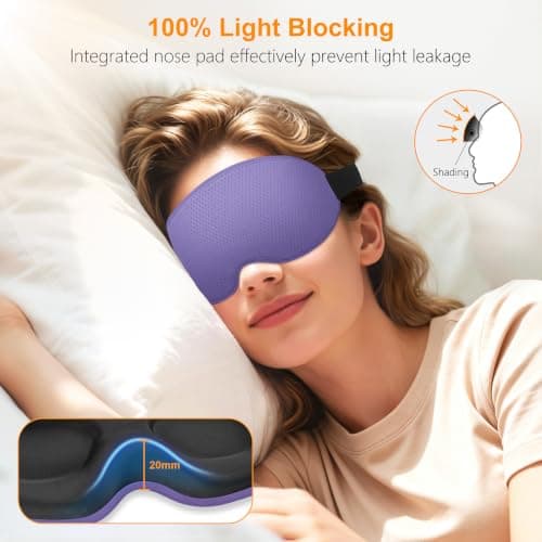 Gritin 2026 Gen 2 Sleep Mask-100% Blackout Eye Sleeping Mask for Women&Men — view 2