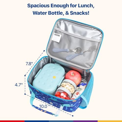 Bagseri Kids Lunch Bag for Boys- Insulated Kids Lunch Box for School — view 2