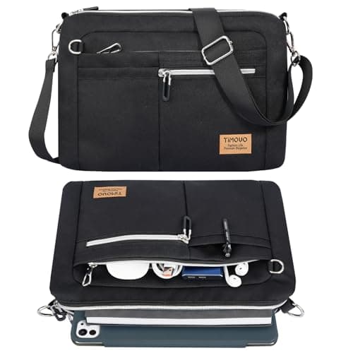 TiMOVO 9-11" Anti-Theft Tablet Sleeve with Strap for iPad, Black