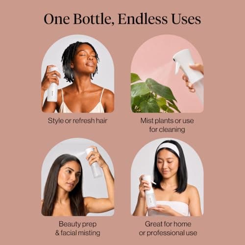 Kitsch Fine Mist Spray Bottle for Hair 150 ml - White — view 6