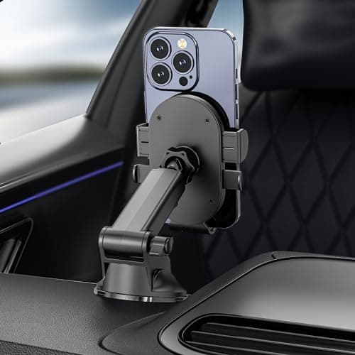 VEN-DENS For Google Pixel 8A 7A 6A 8 7 6 5 4 3 2 XL 8 Pro 7 Pro 6 Pro Car Phone Holder, [Super Suction Power & No-Wobbling] Cell Phone Mount Dashboard Windshield Vent Long Arm Hands Free Cradle Fit — view 5
