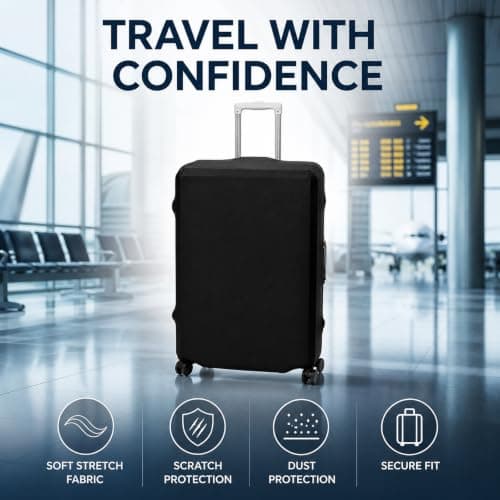 Ufyuayig Suitcase Cover, Luggage Covers for Suitcases, 26-30 Inch — view 5