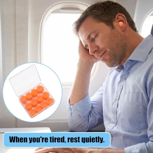 18 Pairs Silicone Ear Plugs for Sleeping, Reusable Moldable Ear Plugs with Case — view 5