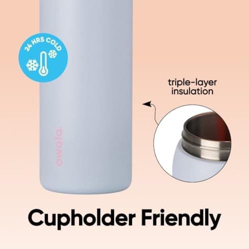 Owala FreeSip Insulated Stainless Steel Water Bottle, 945ml, Beach House — view 4