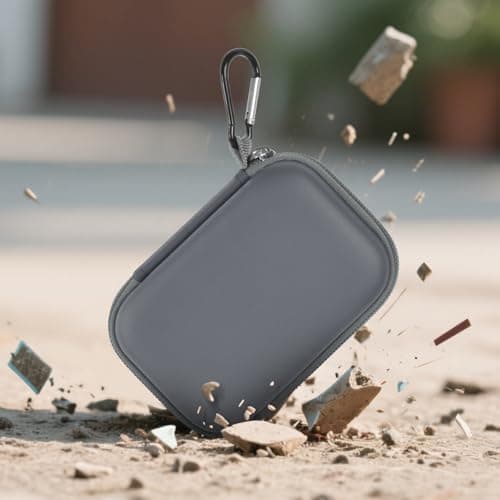 GWCASE for Samsung T9/T7/T7 Shield SSD Case, Anti-Shock, Grey — view 4