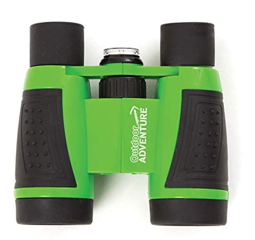 Brainstorm Toys Kids Outdoor Adventure Binoculars – 4x Magnification, Pocket-Size with Built-In Compass, Perfect for Nature Exploration and Outdoor Fun — view 2