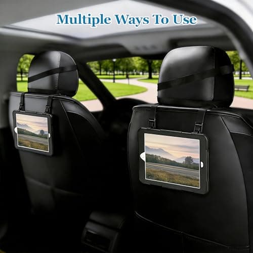 Universal Black Shoulder Strap for Tablet Case Detachable Nylon Carrying Strap with Adjustable Buckle Replacement Neck Belt for iPad Samsung Tab Camera Bag Notebook — view 6