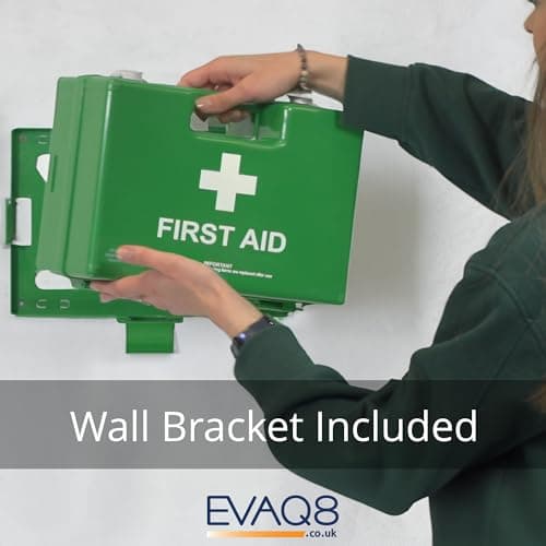 EVAQ8 British Standard Compliant UK Work First Aid Kit in Deluxe Box for Office Environments — view 3