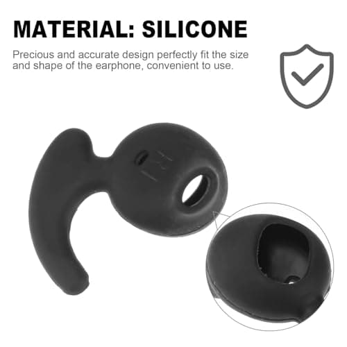 BESTYASH 20 Pack Silicone Earphone Covers Compatible Galaxy Breathable Earbud Covers for Active and Music Listening — view 3