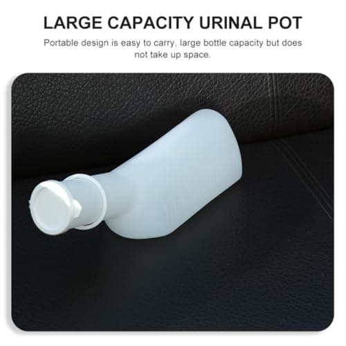 Generic Urinal Bottle, Portable and Easy to Carry for Bedridden Patients 1000ml Large Capacity Plastic with Scale Male and Female Urinal Pot Suitable for Camping and Travel — view 3