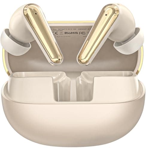 KVANCEGR Active Noise Cancelling Wireless Earbuds with 60 Hour Long Battery Life,Bluetooth 5.4 in-Ear Earphones,Multi-Device Pairing,Enhanced Clear Call,Hi-Fi Stereo Ear Buds for Sport Walk