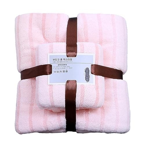 Coral Towels Bathroom Sets Bathroom Set, Washcloths, Quick Dry, Soft Coral