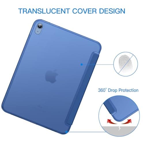 JETech Case for iPad (A16) 11th/10th Gen, Navy Blue — view 4