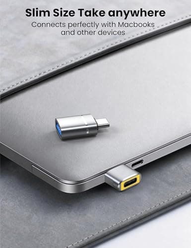 USB to USB C Adapter & USBA to USBC Adapter Combo 10-Pack Set, USB Adapter Kit Compatible with MacBook Pro/Air,iPhone 17 16 Pro Max/15 Plus/14 13 12 Samsung Galaxy S25/S24/S23/S22 — view 6